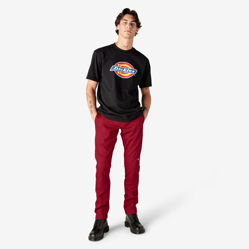 Dickies Skinny Fit Double Knee Work Pants English Red ID-IBFVb7k5