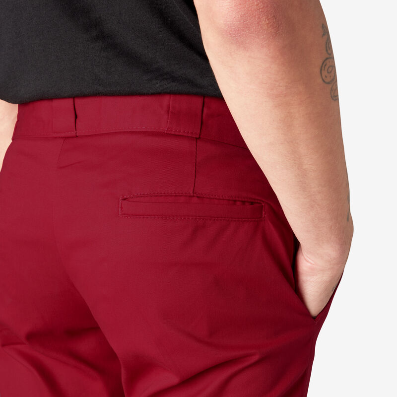 Dickies Skinny Fit Double Knee Work Pants English Red ID-IBFVb7k5