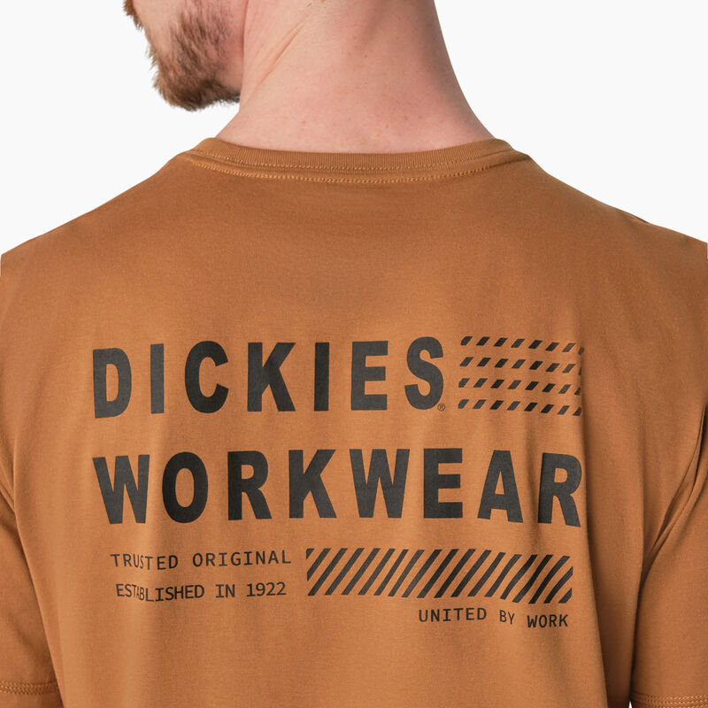 Dickies Cooling Performance Graphic T-Shirt Brown Duck ID-IBKbzzTu