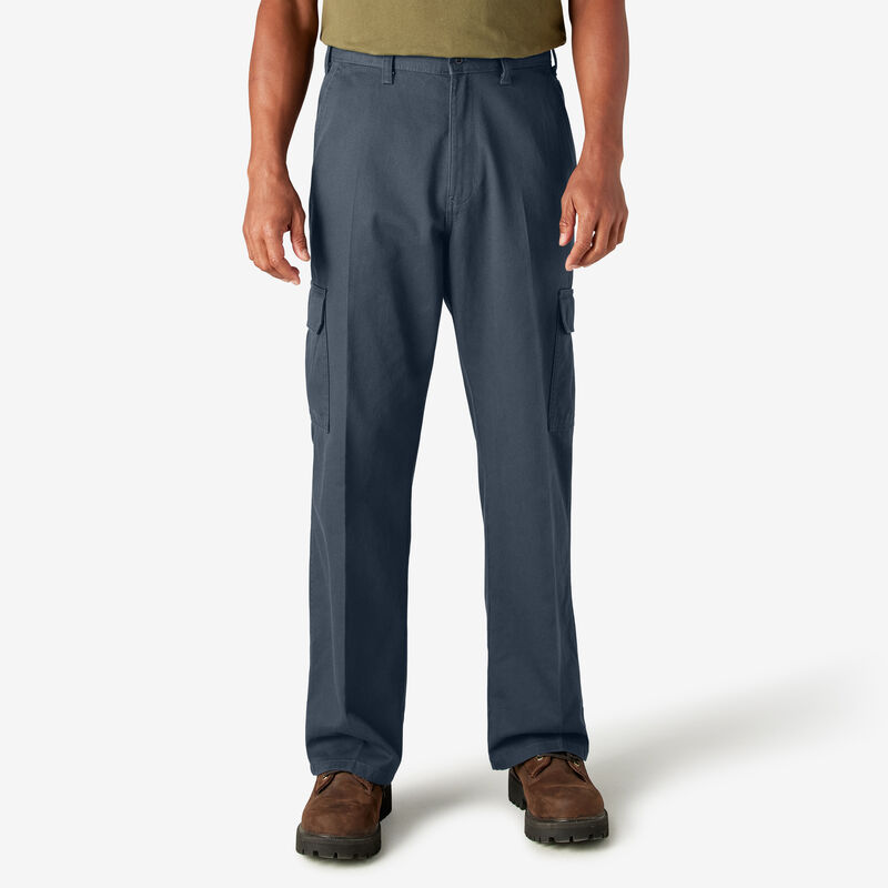 Dickies Loose Fit Cargo Pants Rinsed Dark Navy ID-IGt6IdOy