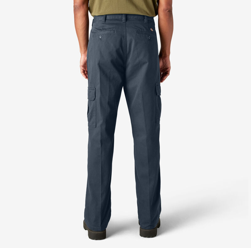 Dickies Loose Fit Cargo Pants Rinsed Dark Navy ID-IGt6IdOy