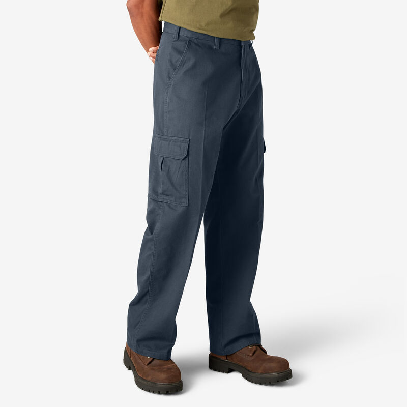 Dickies Loose Fit Cargo Pants Rinsed Dark Navy ID-IGt6IdOy