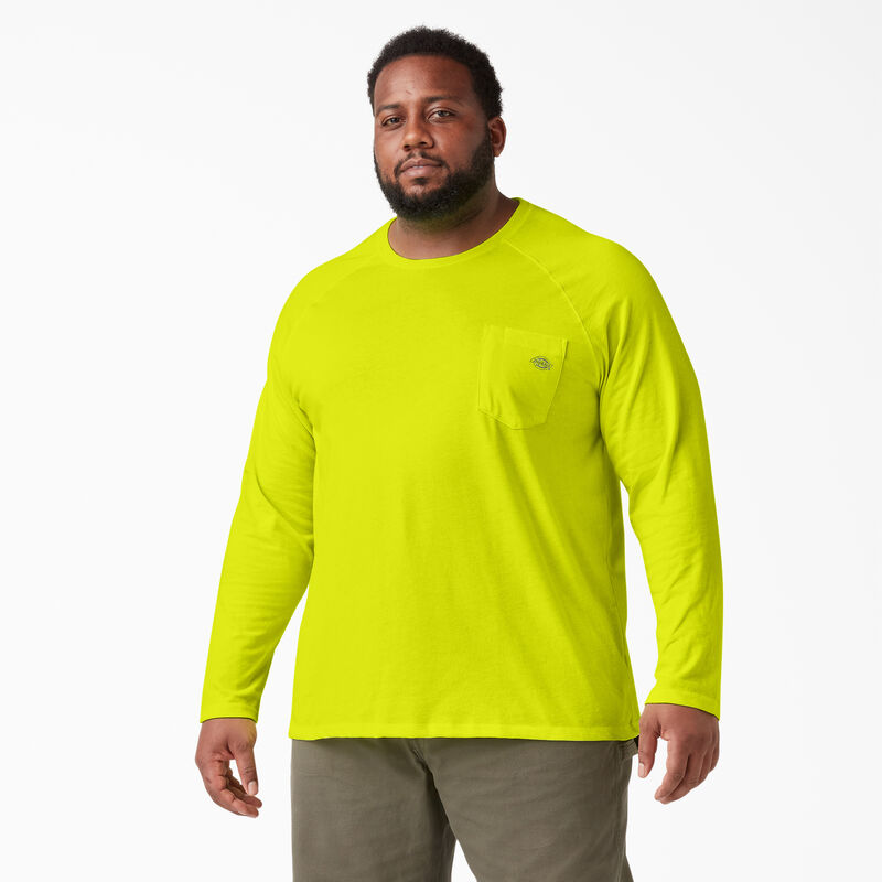 Dickies Cooling Long Sleeve Pocket T-Shirt Bright Yellow ID-IUFoZ71S