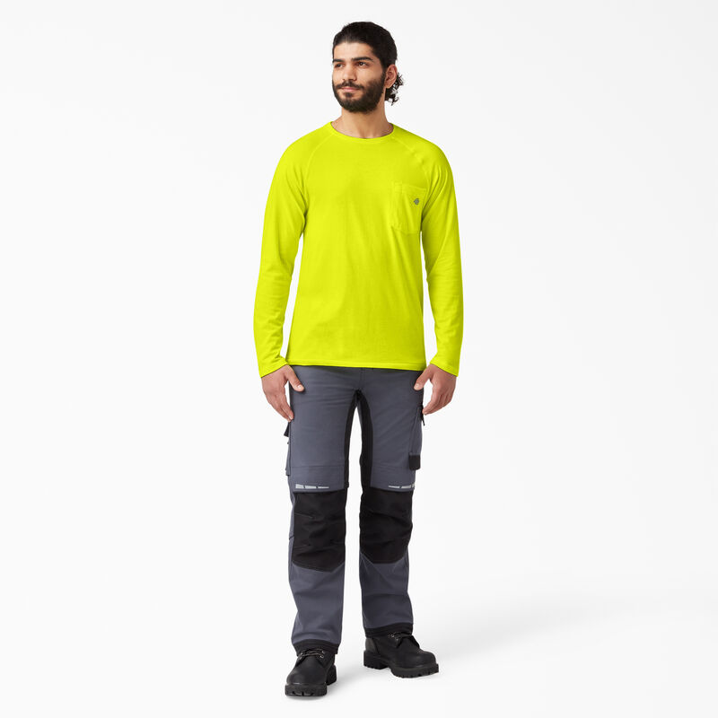 Dickies Cooling Long Sleeve Pocket T-Shirt Bright Yellow ID-IUFoZ71S