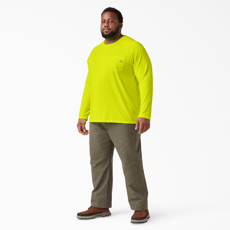 Dickies Cooling Long Sleeve Pocket T-Shirt Bright Yellow ID-IUFoZ71S