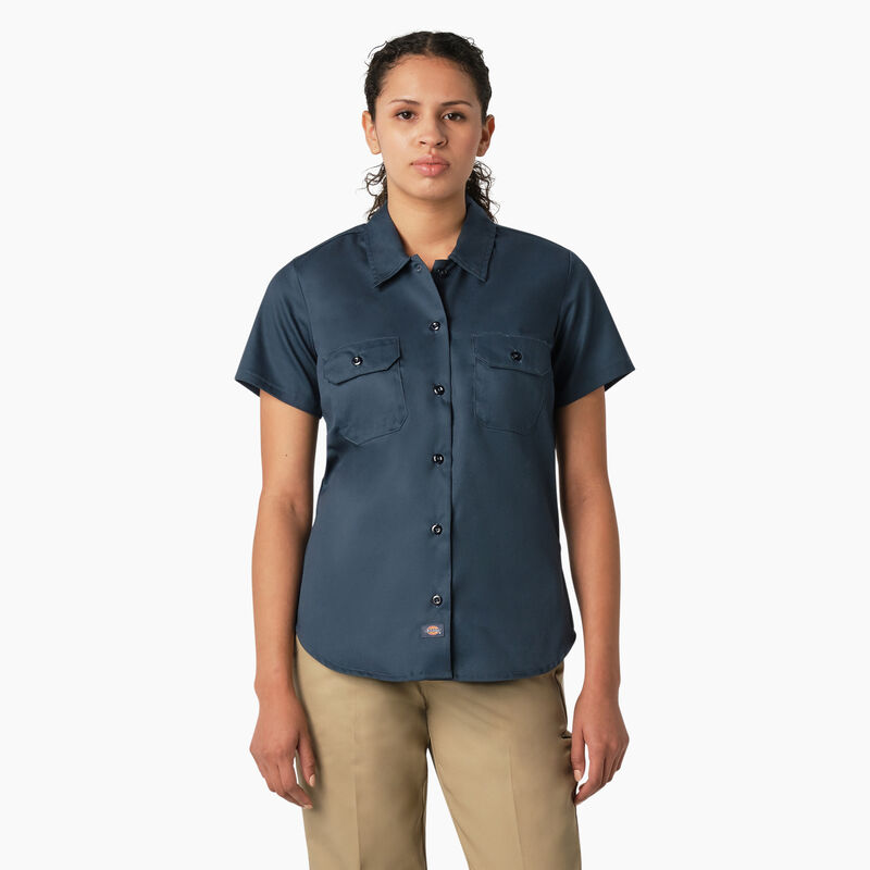 Dickies 574 Original Work Shirt Airforce Blue ID-IUIhGQHt