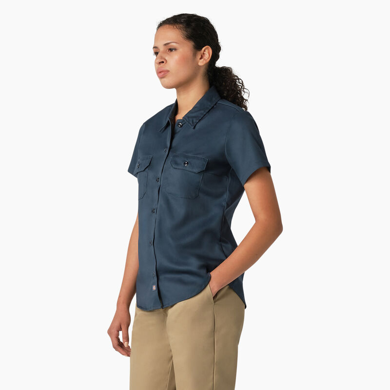 Dickies 574 Original Work Shirt Airforce Blue ID-IUIhGQHt