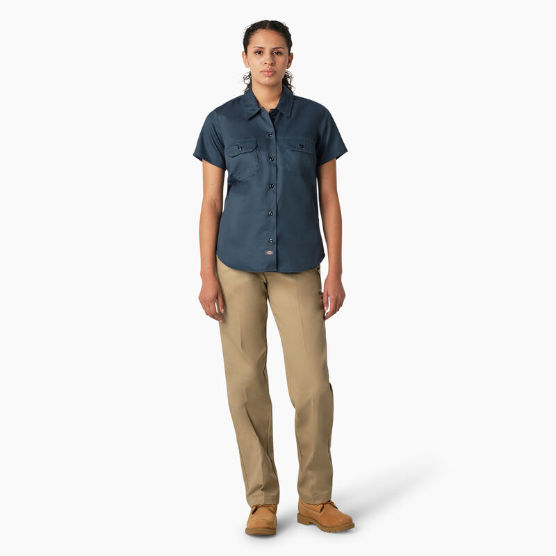 Dickies 574 Original Work Shirt Airforce Blue ID-IUIhGQHt