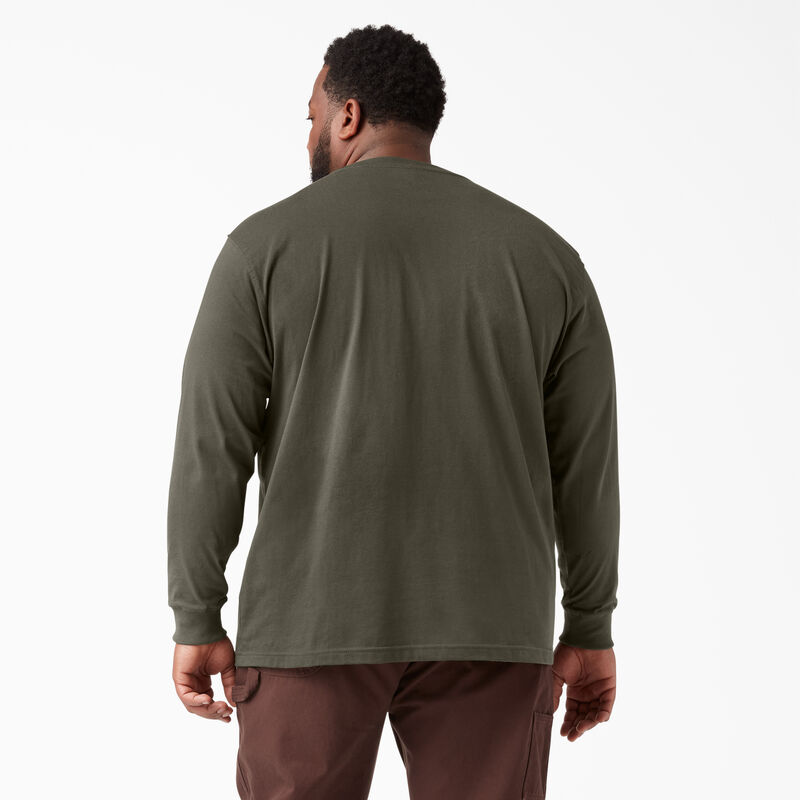 Dickies Heavyweight Long Sleeve Pocket T-Shirt Moss Green ID-IYvFPfni