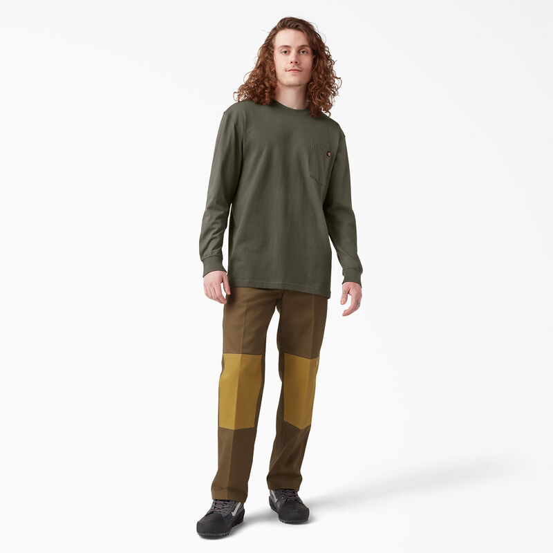 Dickies Heavyweight Long Sleeve Pocket T-Shirt Moss Green ID-IYvFPfni