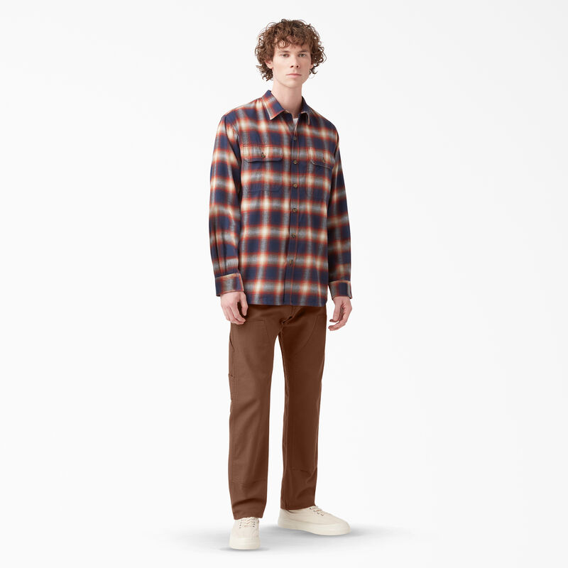Dickies 1922 Regular Fit Double Knee Pants Rinsed Timber Brown ID-Im9kAJWm