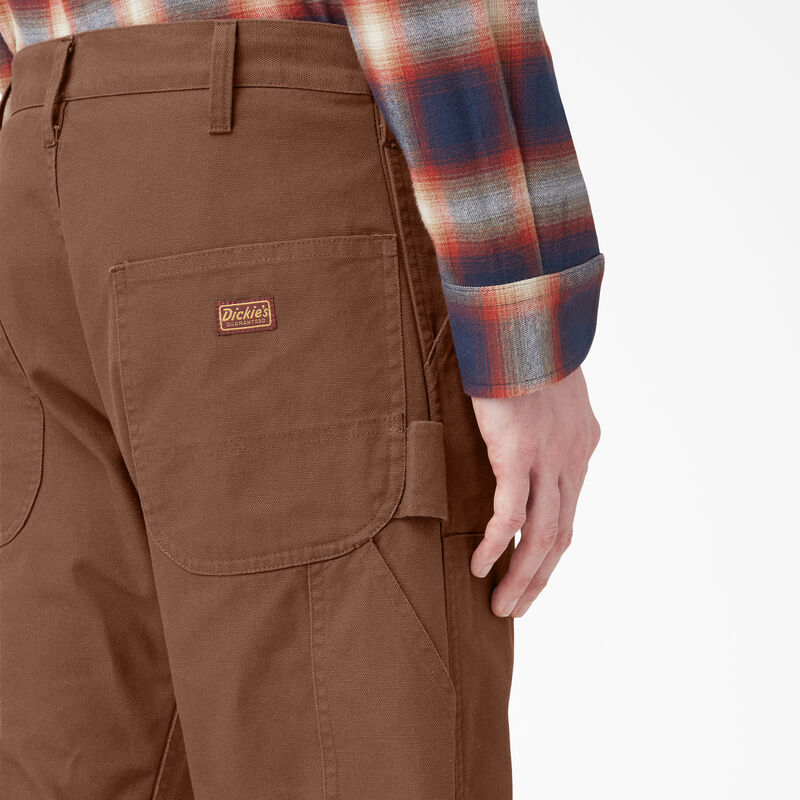 Dickies 1922 Regular Fit Double Knee Pants Rinsed Timber Brown ID-Im9kAJWm