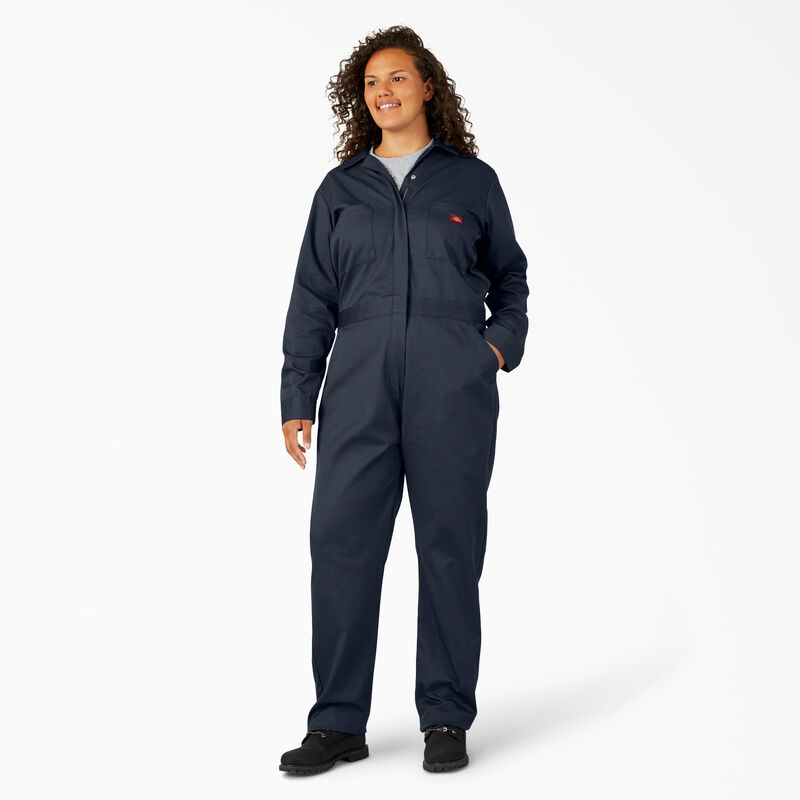 Dickies Plus Long Sleeve Coveralls Dark Navy ID-In1768P9