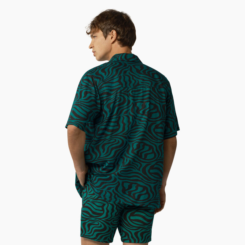 Dickies Zebra Print Short Sleeve Shirt Apple Mint ID-IrYqpROP