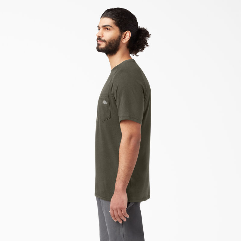 Dickies Cooling Short Sleeve Pocket T-Shirt Moss Green ID-IvNbNz7X