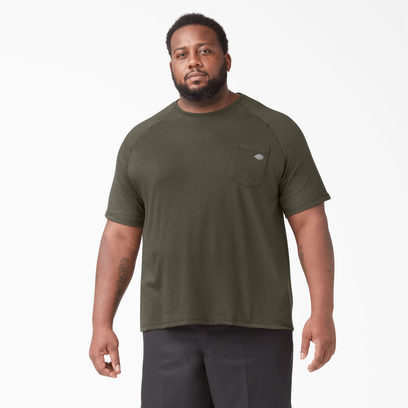 Dickies Cooling Short Sleeve Pocket T-Shirt Moss Green ID-IvNbNz7X