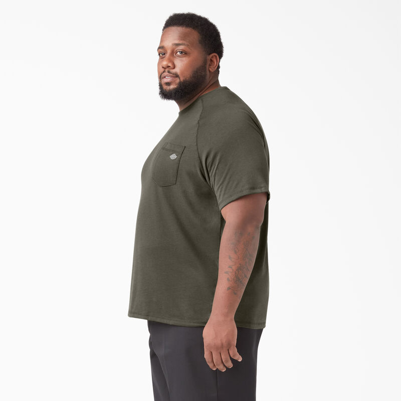 Dickies Cooling Short Sleeve Pocket T-Shirt Moss Green ID-IvNbNz7X