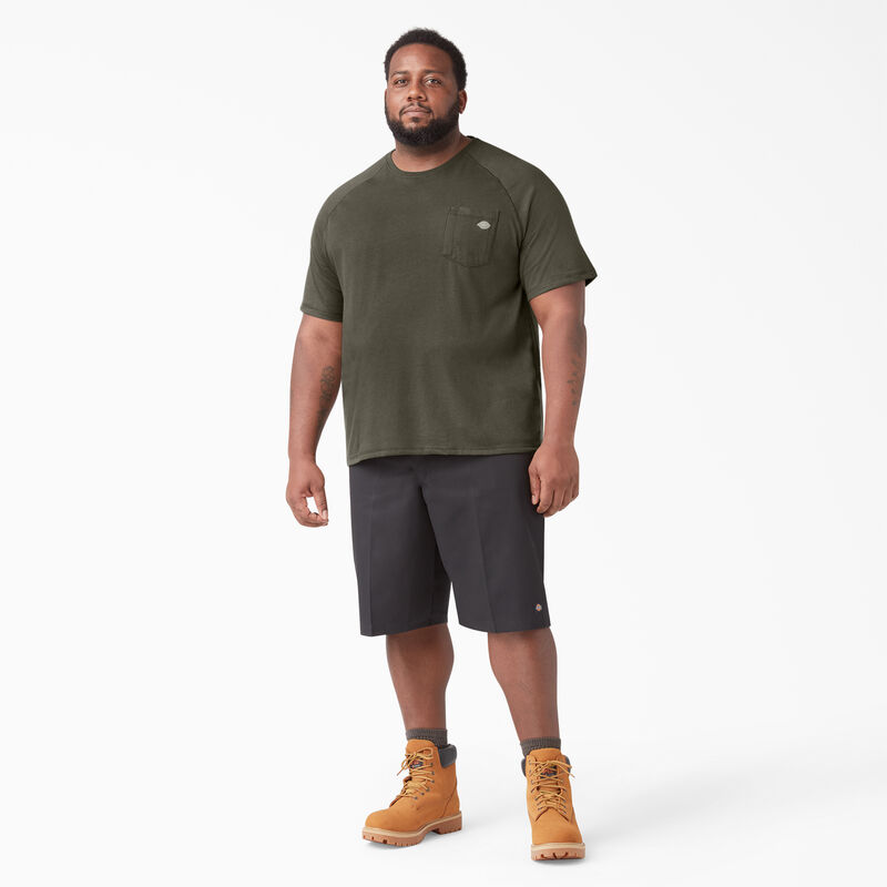 Dickies Cooling Short Sleeve Pocket T-Shirt Moss Green ID-Ix5RDybq