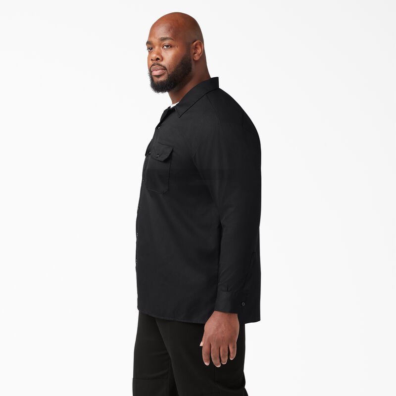 Dickies Long Sleeve Work Shirt Black ID-J9ky7sLB