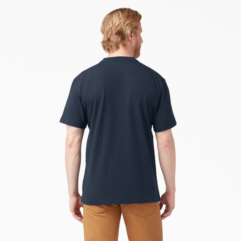Dickies Heavyweight Short Sleeve Henley T-Shirt Dark Navy ID-JJCWUq9T