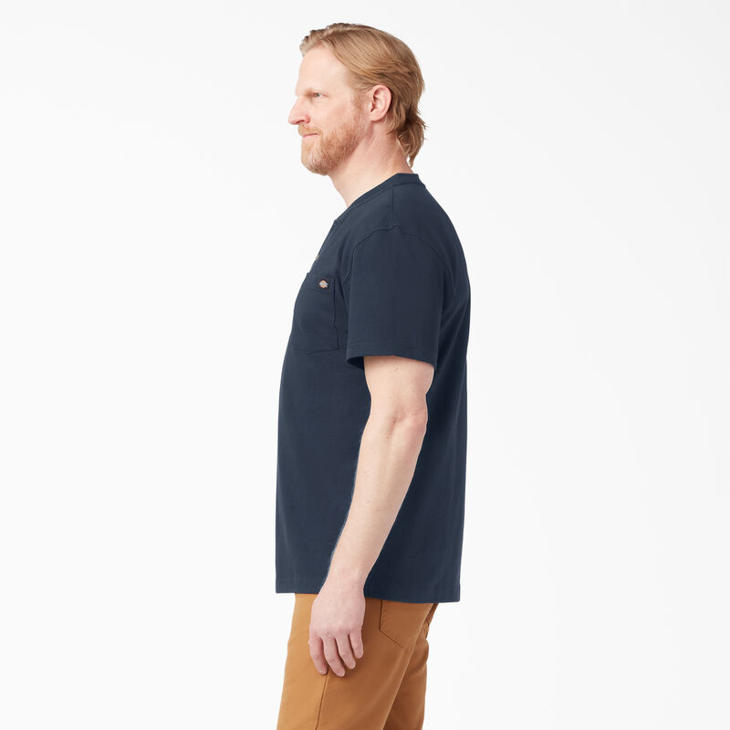 Dickies Heavyweight Short Sleeve Henley T-Shirt Dark Navy ID-JJCWUq9T
