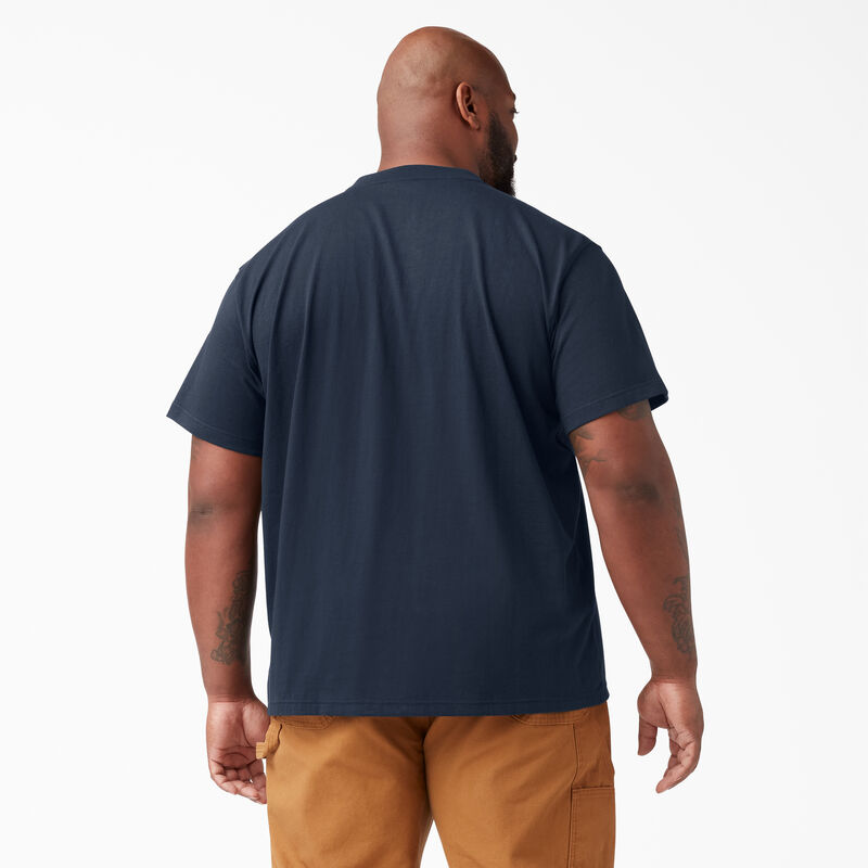 Dickies Heavyweight Short Sleeve Henley T-Shirt Dark Navy ID-JJCWUq9T