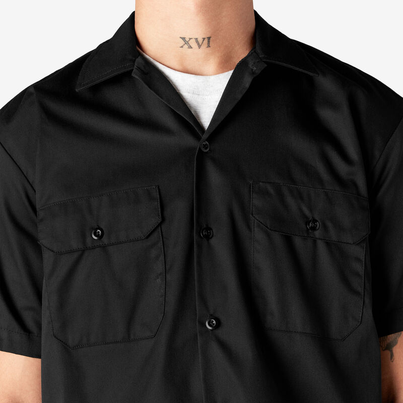 Dickies Short Sleeve Work Shirt Black ID-JNBEwuz5