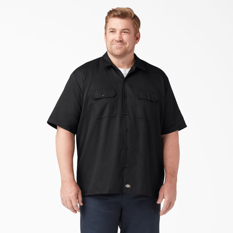 Dickies Short Sleeve Work Shirt Black ID-JNBEwuz5