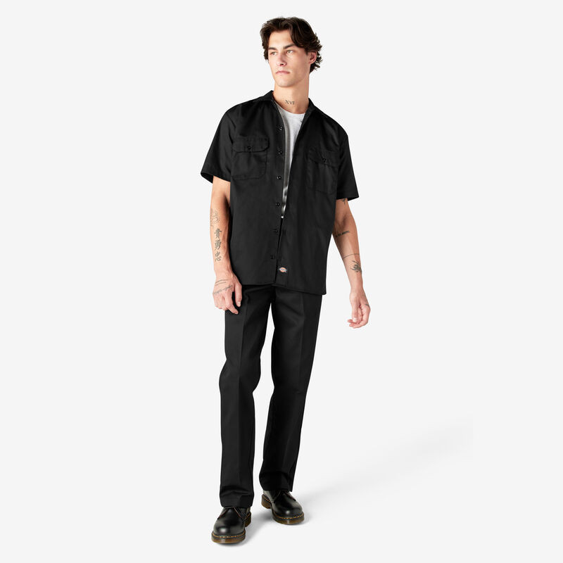 Dickies Short Sleeve Work Shirt Black ID-JNBEwuz5