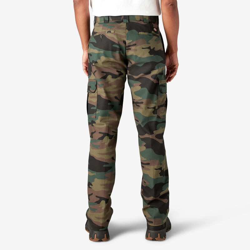 Dickies FLEX Regular Fit Cargo Pants Hunter Green Camo ID-JRl7wgMT