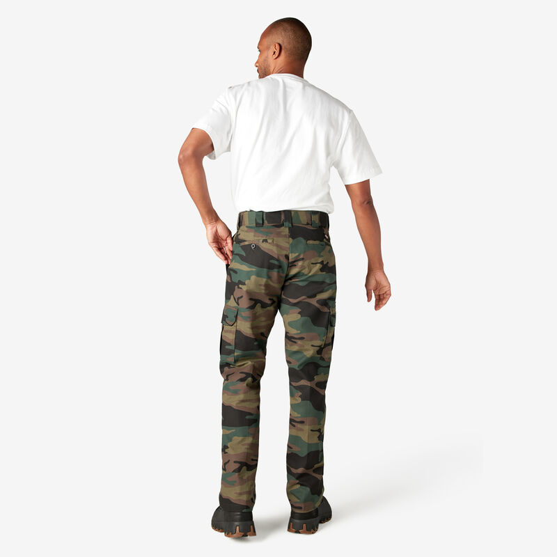 Dickies FLEX Regular Fit Cargo Pants Hunter Green Camo ID-JRl7wgMT