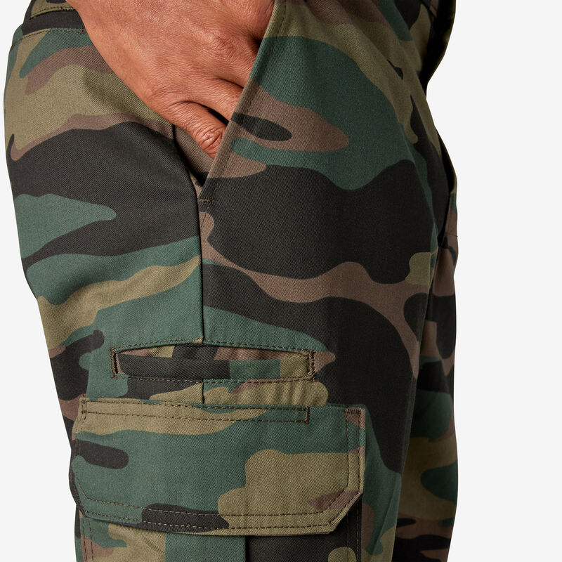 Dickies FLEX Regular Fit Cargo Pants Hunter Green Camo ID-JRl7wgMT