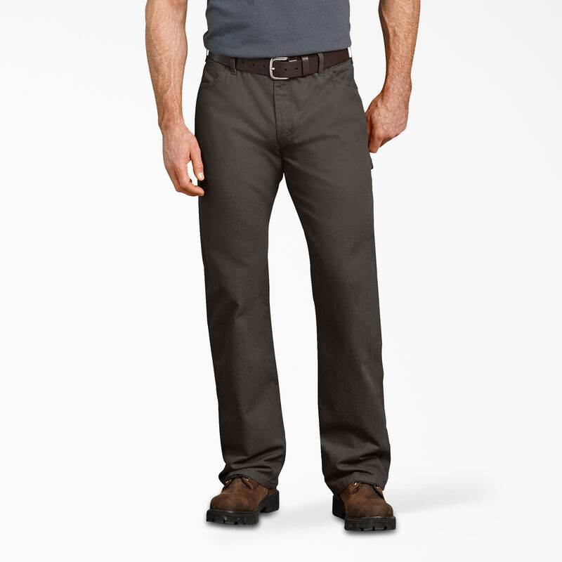 Dickies Relaxed Fit Duck Carpenter Pants Olive Green ID-Jf6A25N7