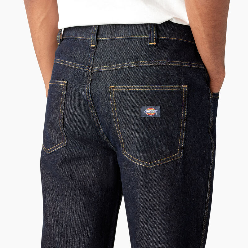 Dickies Houston Relaxed Fit Jeans Rinsed Indigo Blue ID-Jrp2MHCn