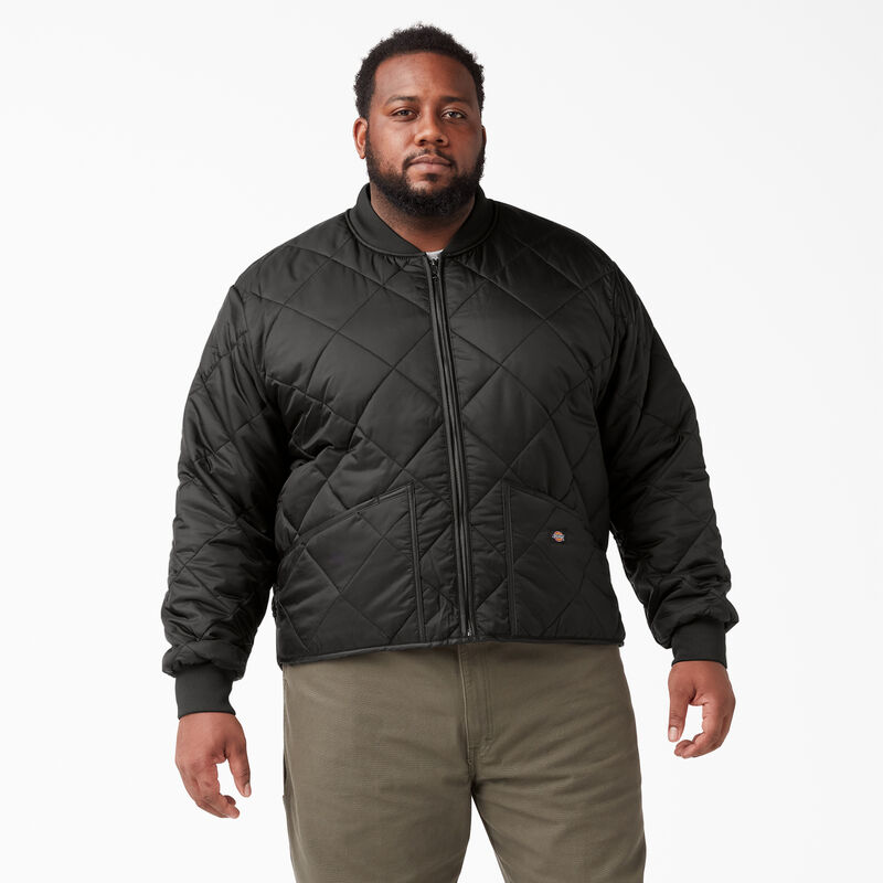 Dickies Diamond Quilted Jacket Black ID-Jxxk2pMy