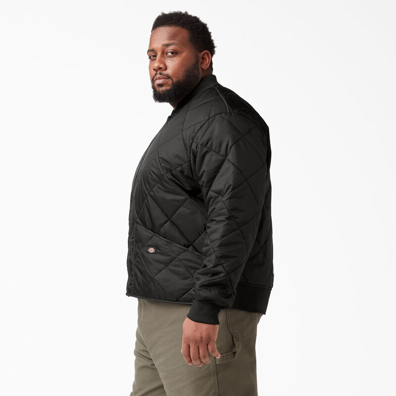 Dickies Diamond Quilted Jacket Black ID-Jxxk2pMy