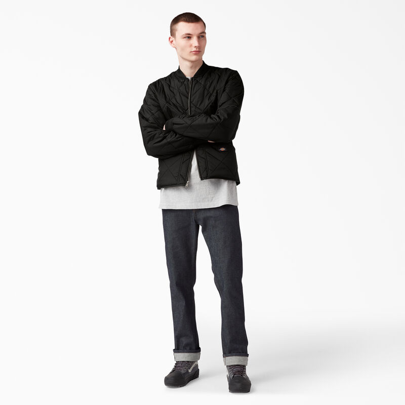 Dickies Diamond Quilted Jacket Black ID-Jxxk2pMy