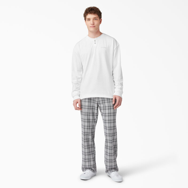 Dickies Long Sleeve Henley T-Shirt White ID-K1iMXjUy