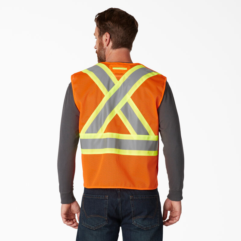 Dickies Hi Vis Safety Vest ANSI Orange ID-K5WODDvO