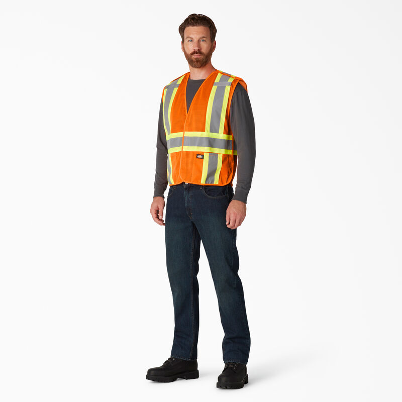 Dickies Hi Vis Safety Vest ANSI Orange ID-K5WODDvO