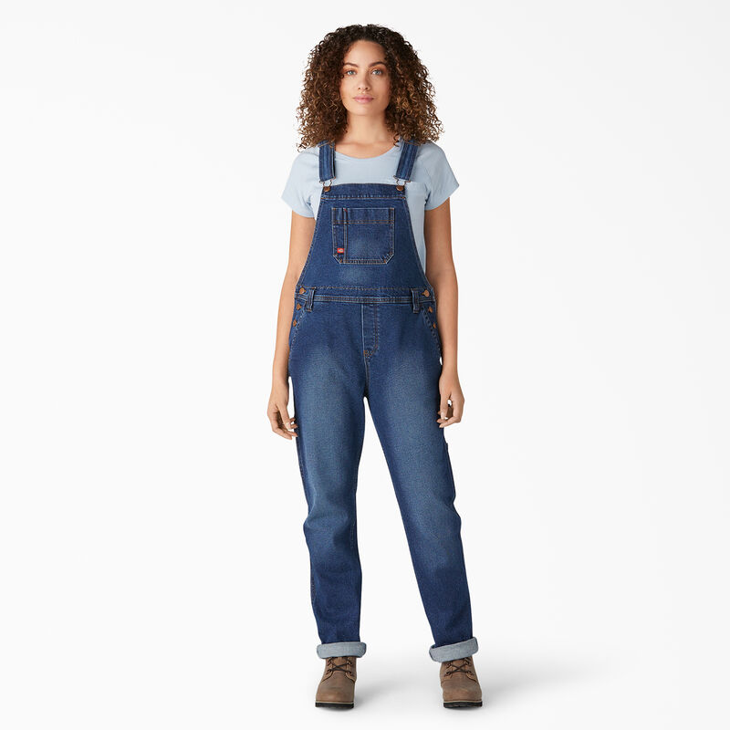 Dickies Denim Boyfriend Fit Bib Overalls Retro Stonewashed ID-K5dv3P6t