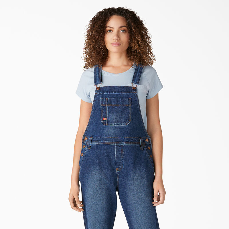 Dickies Denim Boyfriend Fit Bib Overalls Retro Stonewashed ID-K5dv3P6t