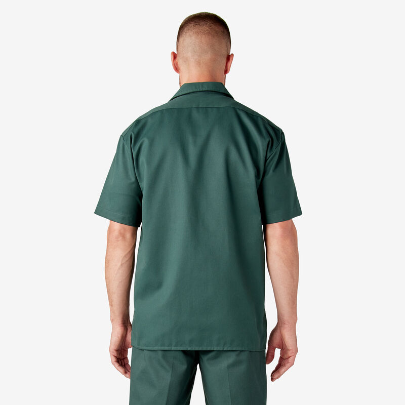Dickies Short Sleeve Work Shirt Hunter Green ID-KVSOQH3R