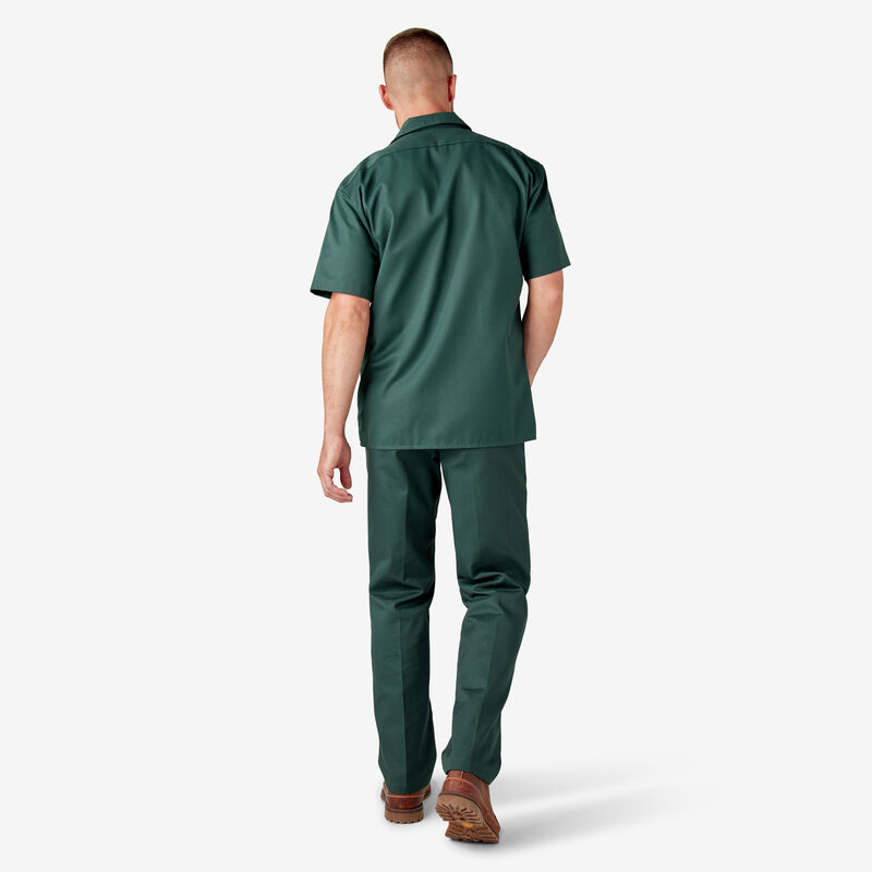 Dickies Short Sleeve Work Shirt Hunter Green ID-KVSOQH3R