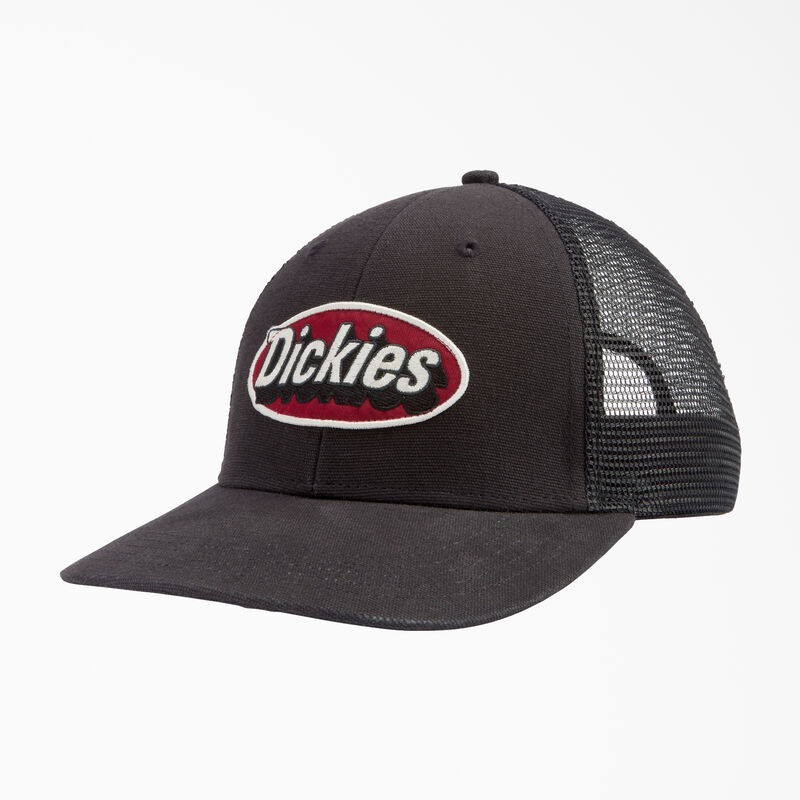 Dickies Patch Logo Trucker Cap Black ID-KW0wp1am