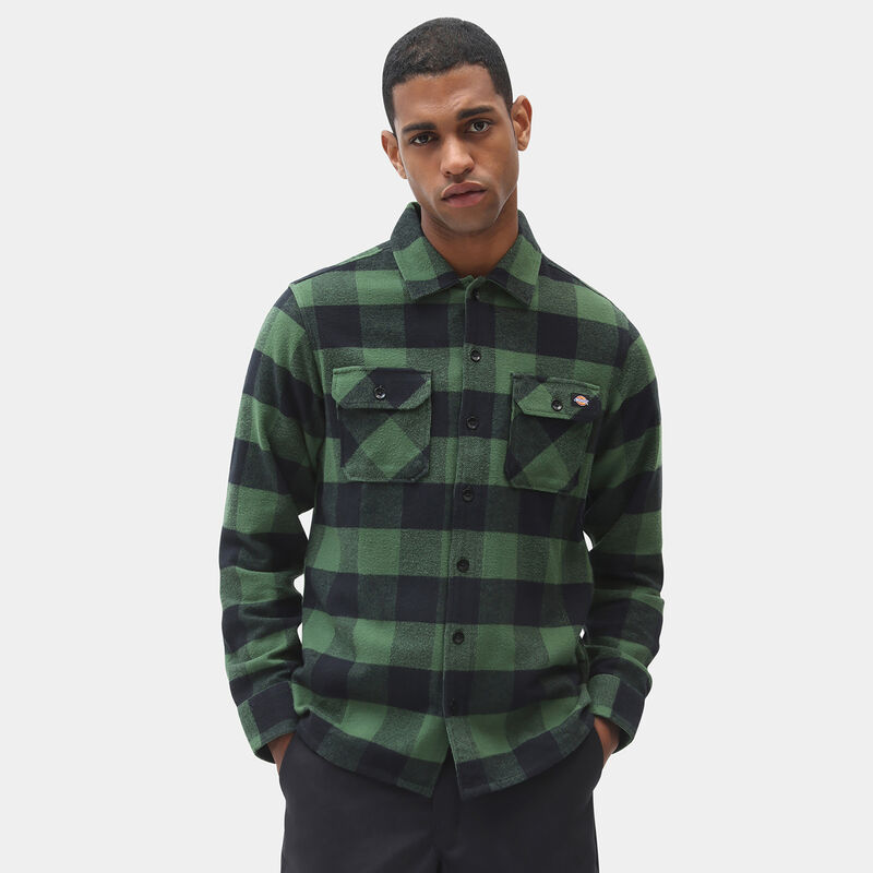 Dickies Sacramento Shirt Green Plaid ID-KWqh50vE