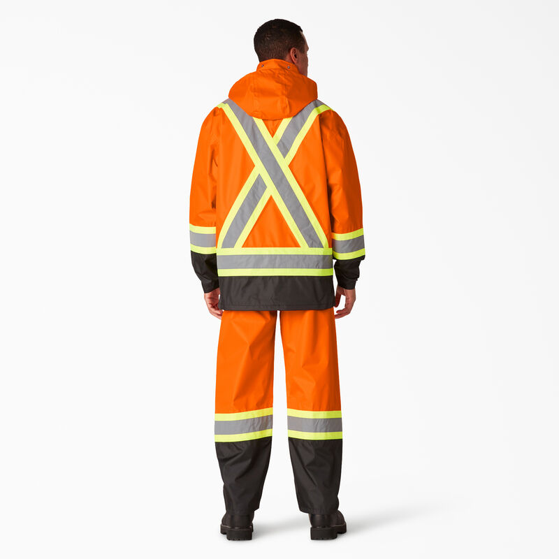 Dickies Hi Vis 2-Piece Safety Rain Suit ANSI Orange ID-KdzJi5bz