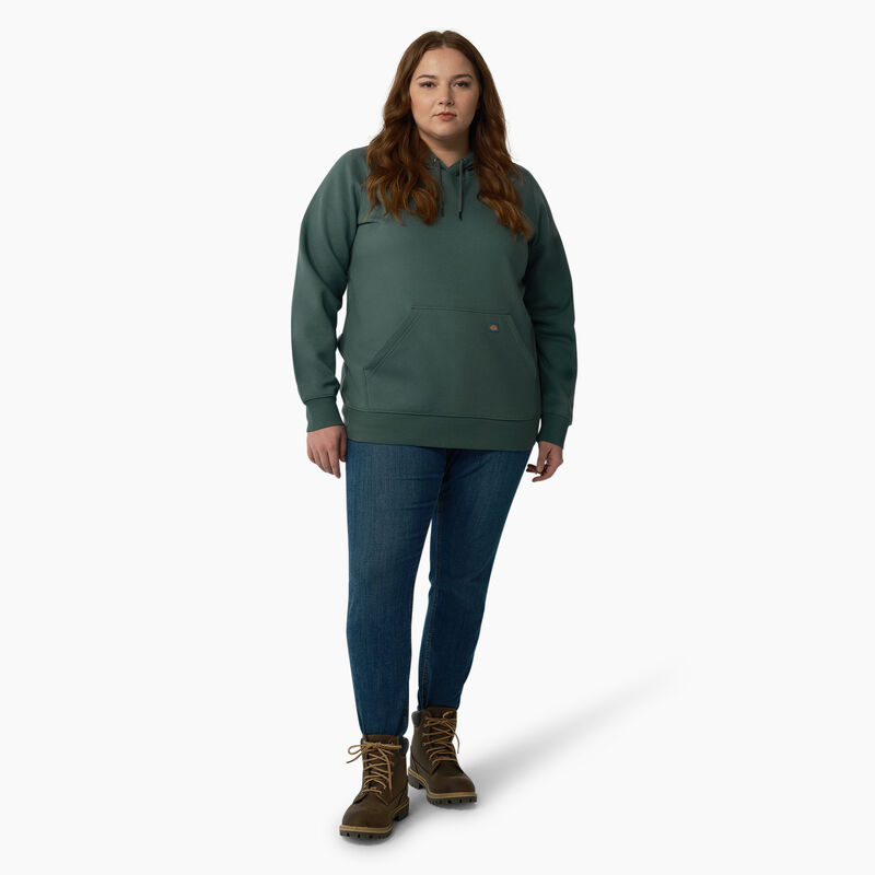 Dickies Plus Heavyweight Logo Sleeve Pullover Lincoln Green ID-LEds4A5e