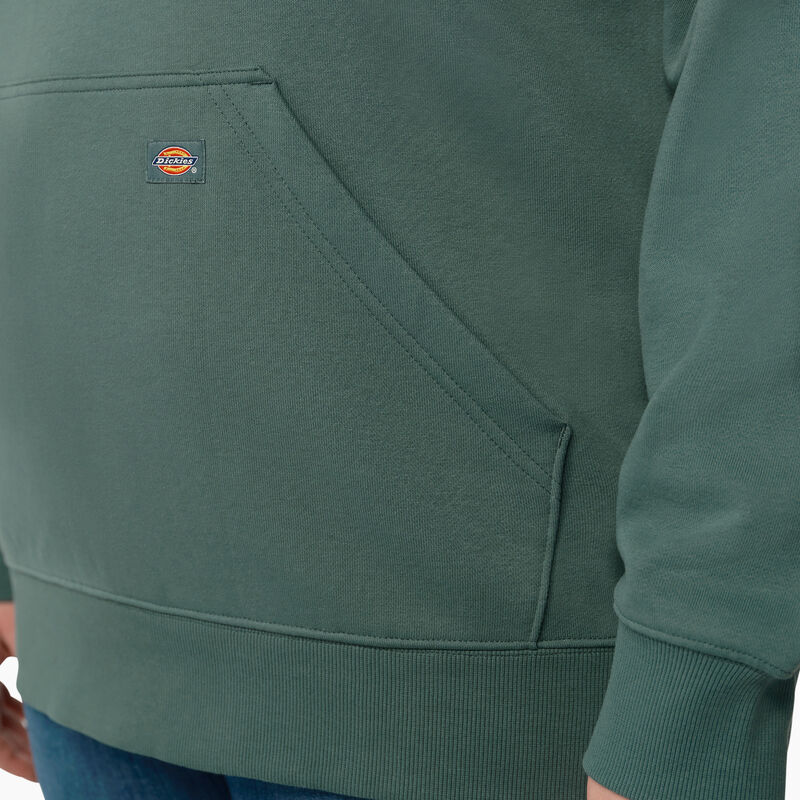 Dickies Plus Heavyweight Logo Sleeve Pullover Lincoln Green ID-LEds4A5e