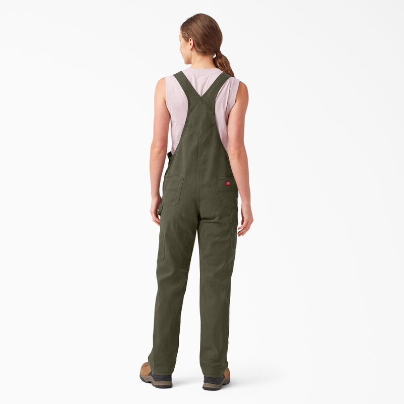 Dickies Relaxed Fit Bib Overalls Rinsed Moss Green ID-LVTzGkmO